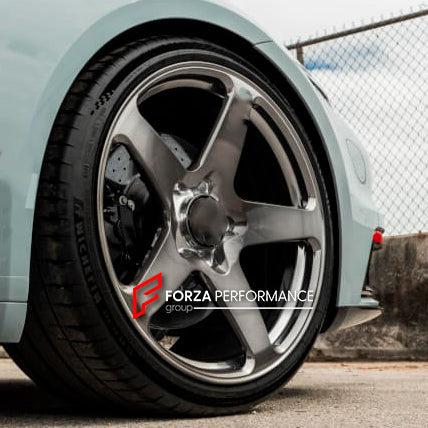 FORZA PERFORMANCE 17 INCH FORGED WHEELS RIMS for PORSCHE 911 964 C4 COUPE 1989 custom fit Vintage Series 527M