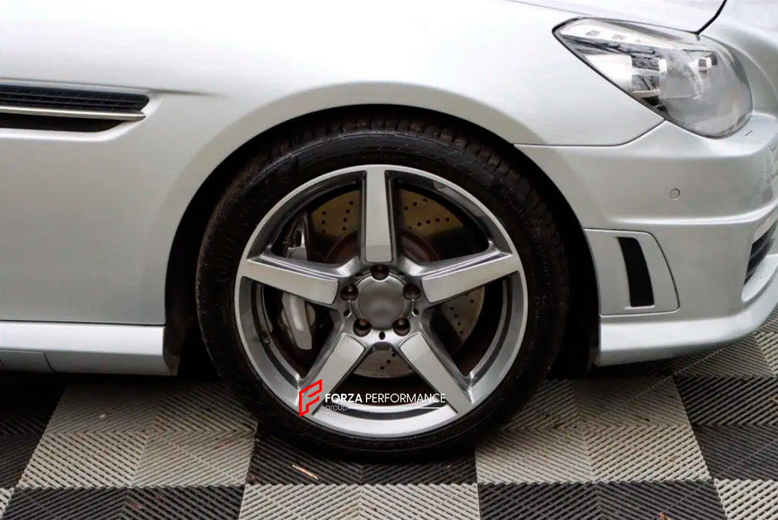 We manufacture premium quality forged wheels for MERCEDES BENZ SLK R172 2011 - 2016 in any design, size, color.
THIS WHEEL DESIGN CAN BE CUSTOM-MADE FOR YOUR CAR IN ANY SIZE AND COLOR OPTIONS
Available in monoblock, 2-piece, 3-piece, duoblock, beadlock
3D wheel renderings are provided according to the exact dimensions and specifications requested by the client, ensuring proper fitment for their car prior to production
OPTIONS:
Brushed, polished, chrome, dual-color, milled face
Floating spinning cent