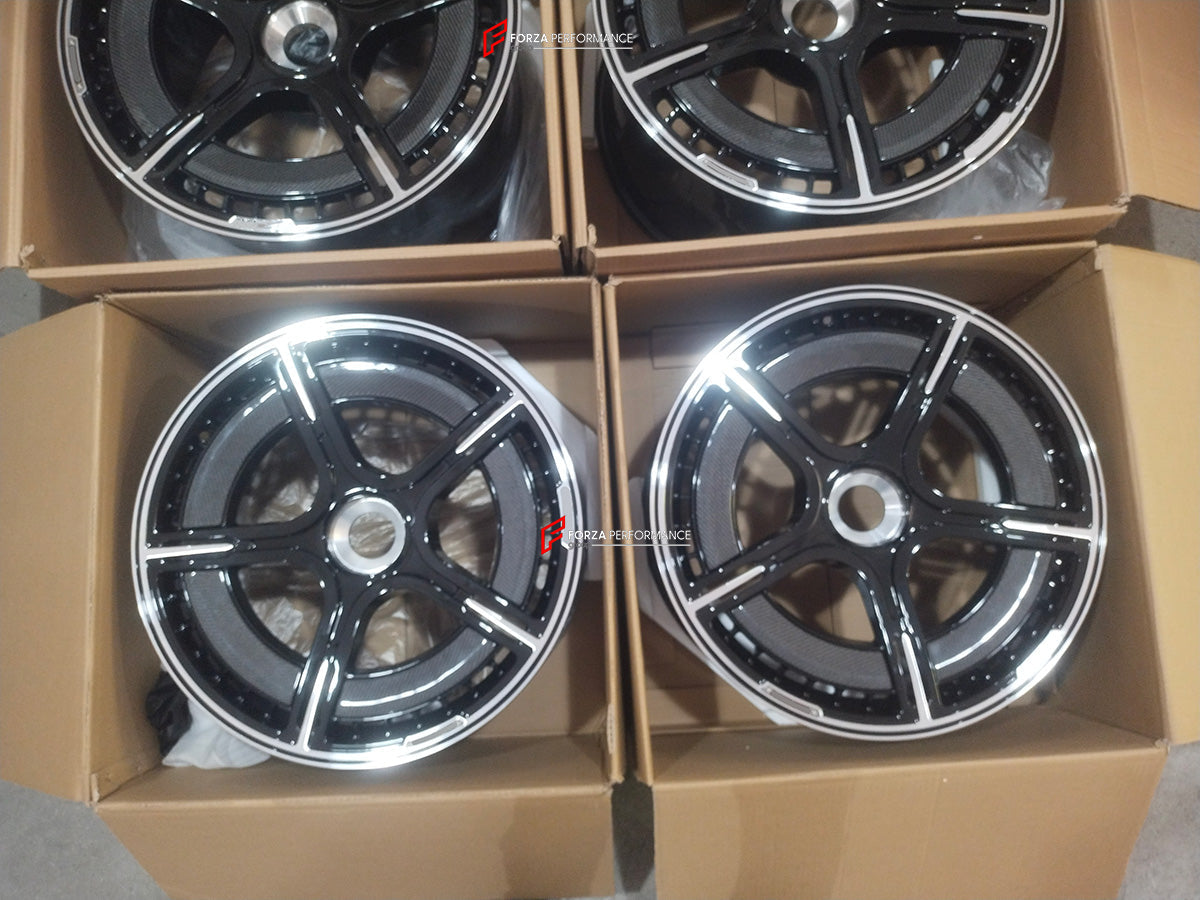 21 22 INCH CENTERLOCK FORGED WHEELS RIMS for PORSCHE 911 992.1 TURBO S 2024 custom fit MONOBLOCK P