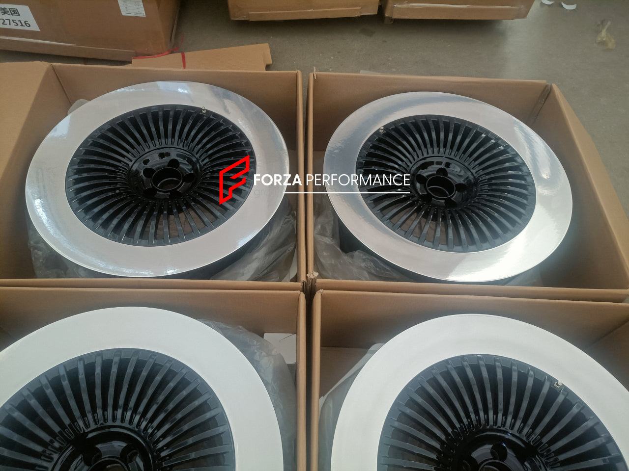 24 INCH FORGED WHEELS RIMS for ROLLS-ROYCE CULLINAN 2018 custom fit FORGIATO TRIMESTRE-SLANT