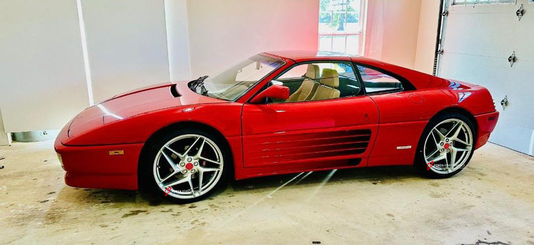 OEM F8 STYLE 19 INCH FORGED WHEELS RIMS for FERRARI 348 TS 1992