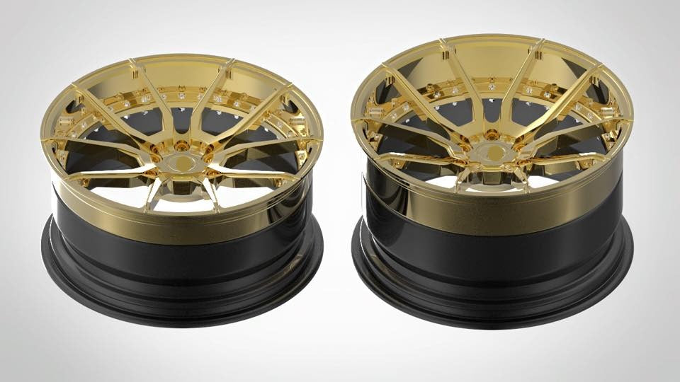 3-Piece FORGED WHEELS FOR FERRARI F40