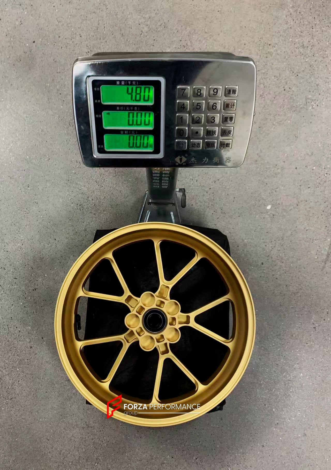 We manufacture premium quality forged motorcycle wheels rims for HONDA CBR650R in any design, size, color.
Wheel sizes (motorcycle spec):
Front: 3.5 x 17
Rear: 5.5 x 17
Weight:
Front: 4.2 kg (9.26 lbs)
Rear: 4.8 kg (10.58 lbs)
Finishing: Matt Gold
Forza Performance Group engineers and manufactures each forged motorcycle wheel individually per order. This ensures precise fitment, uncompromised strength, and unique styling. Whether for racing, touring, or daily use — our wheels are built for both per