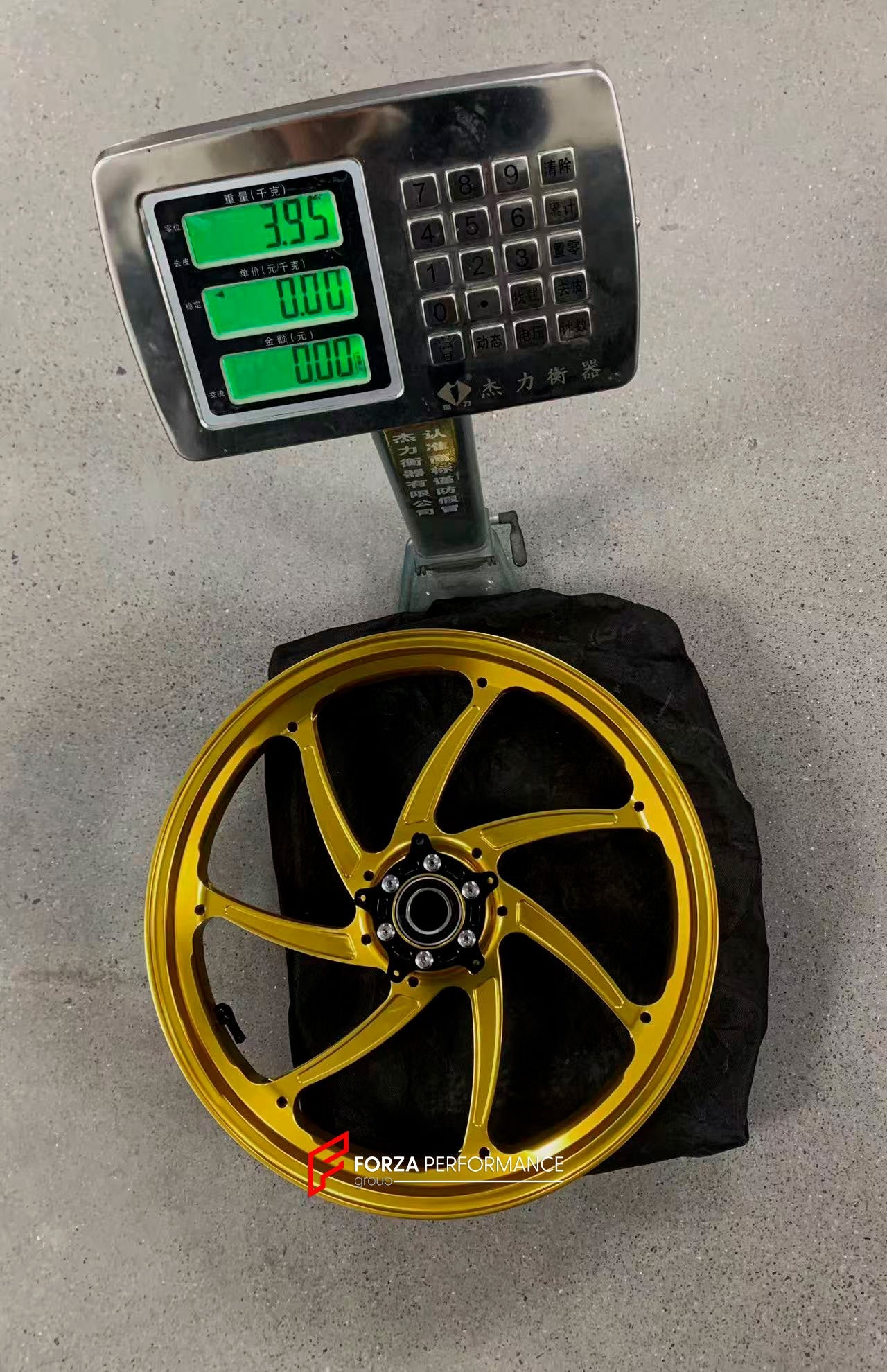 We manufacture premium quality forged motorcycle wheels rims for HONDA CBR1000RRR in any design, size, color.
Wheel sizes (motorcycle spec):
Front: 3.5 x 17
Rear: 6 x 17
Weight:
Front: 3.95 kg (8.71 lbs)
Rear: 4.75 kg (10.47 lbs)
Finishing: Gloss Gold
Forza Performance Group engineers and manufactures each forged motorcycle wheel individually per order. This ensures precise fitment, uncompromised strength, and unique styling. Whether for racing, touring, or daily use — our wheels are built for both