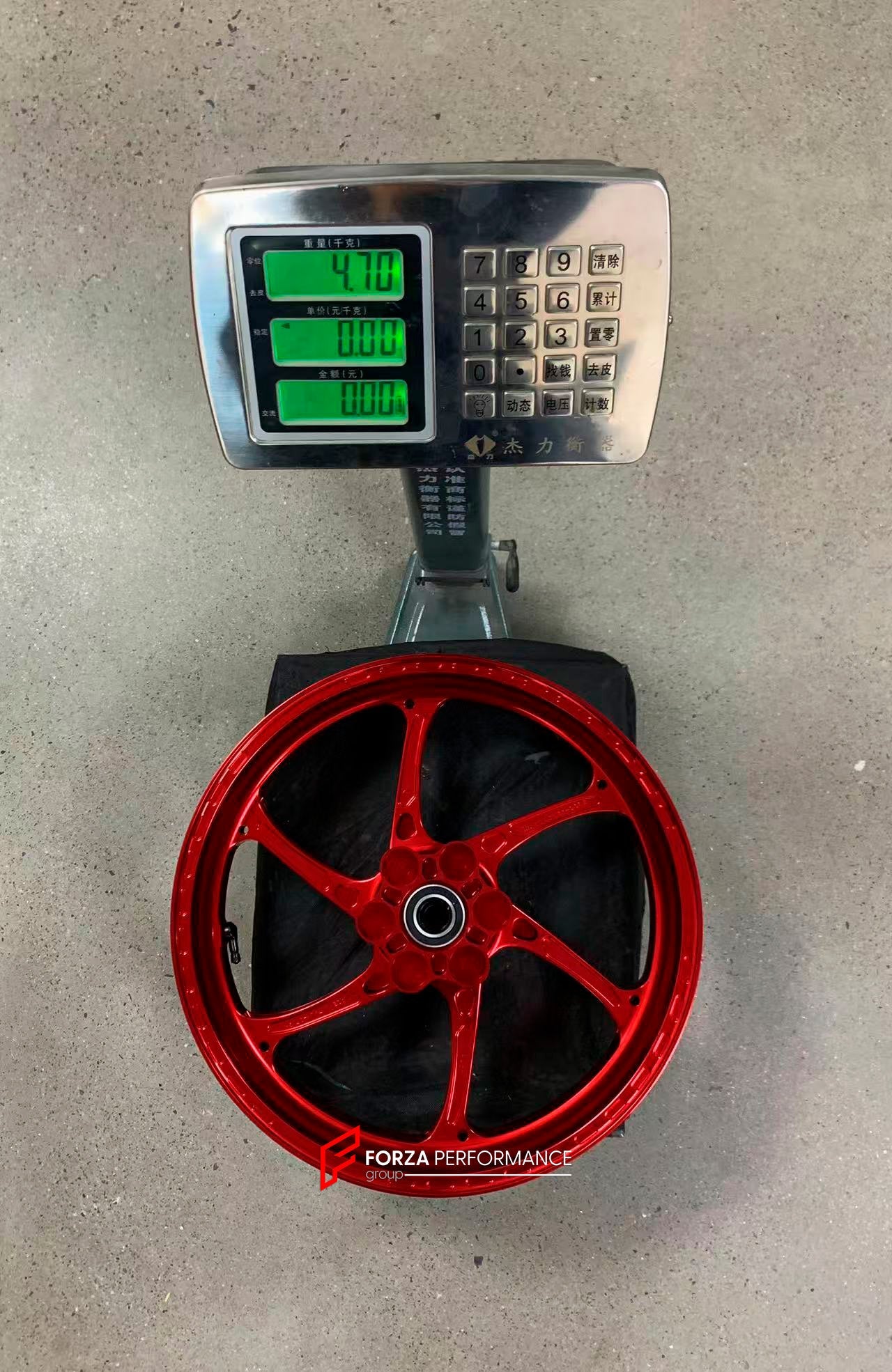 We manufacture premium quality forged motorcycle wheels rims for KAWASAKI NINJA 400 400R in any design, size, color.
Wheel sizes (motorcycle spec):
Front: 3 x 17
Rear: 4 x 17
Weight:
Front: 3.65 kg (8.05 lbs)
Rear: 4.7 kg (10.36 lbs)
Finishing: Gloss Red
Forza Performance Group engineers and manufactures each forged motorcycle wheel individually per order. This ensures precise fitment, uncompromised strength, and unique styling. Whether for racing, touring, or daily use — our wheels are built for b