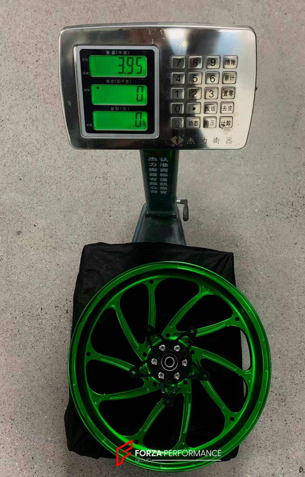 We manufacture premium quality forged motorcycle wheels rims for YAMAHA in any design, size, color.
Wheel sizes (motorcycle spec):
Front: 3.5 x 15
Rear: 4 x 14
Weight:
Front: 3.95 kg (8.71 lbs)
Rear: 3.8 kg (8.38 lbs)
Finishing: Gloss Green
Forza Performance Group engineers and manufactures each forged motorcycle wheel individually per order. This ensures precise fitment, uncompromised strength, and unique styling. Whether for racing, touring, or daily use — our wheels are built for both performanc