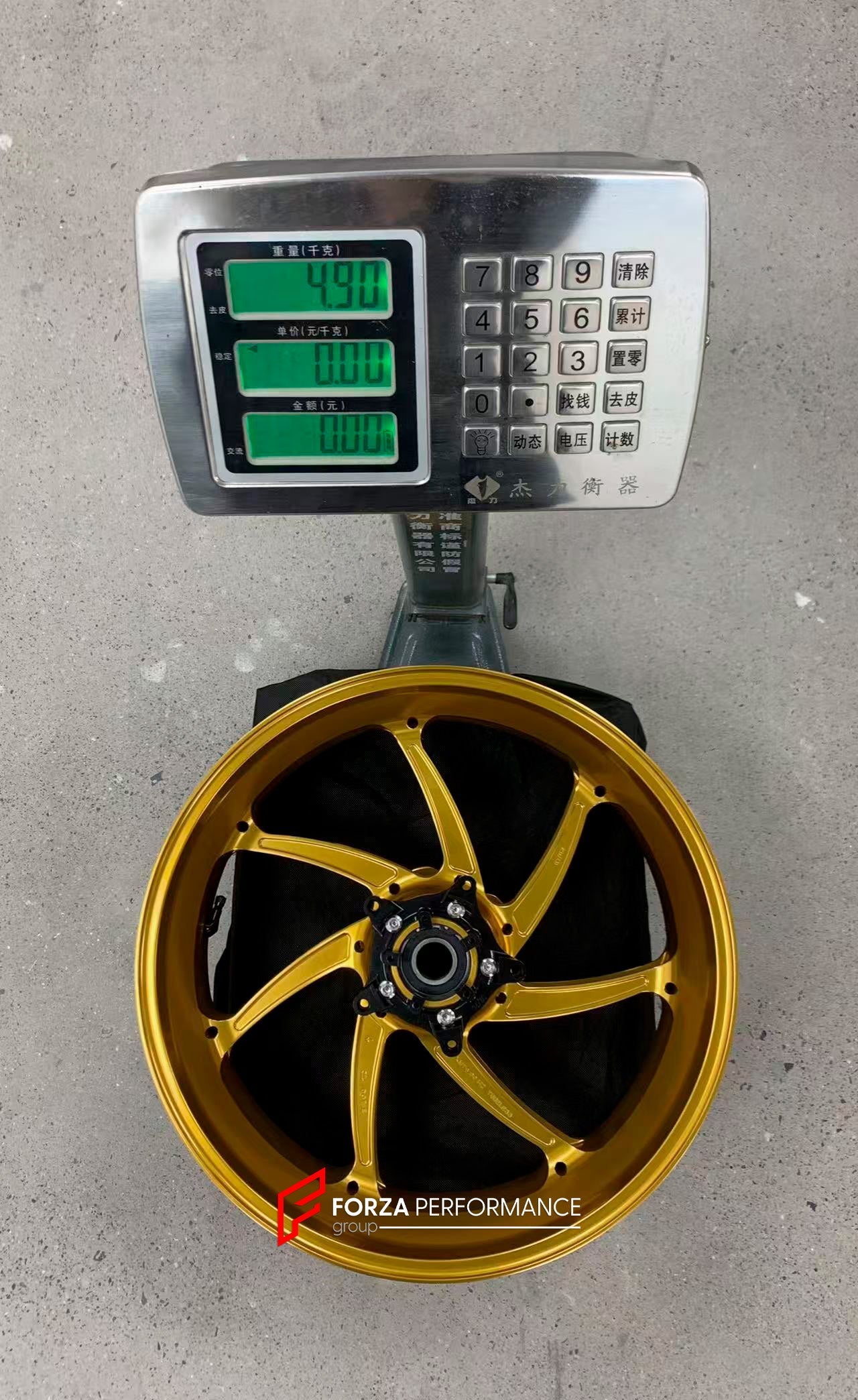 We manufacture premium quality forged motorcycle wheels rims for YAMAHA in any design, size, color.
Wheel sizes (motorcycle spec):
Front: 3.5 x 17
Rear: 6 x 17
Weight:
Front: 4.3 kg (9.48 lbs)
Rear 4.9 kg (10.8 lbs)
Finishing: Gloss Gold
Forza Performance Group engineers and manufactures each forged motorcycle wheel individually per order. This ensures precise fitment, uncompromised strength, and unique styling. Whether for racing, touring, or daily use — our wheels are built for both performance a