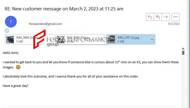 FORGED WHEELS for BMW X3 F25 LCI 2015 FORZA PERFORMANCE custom fitment FORGIATO