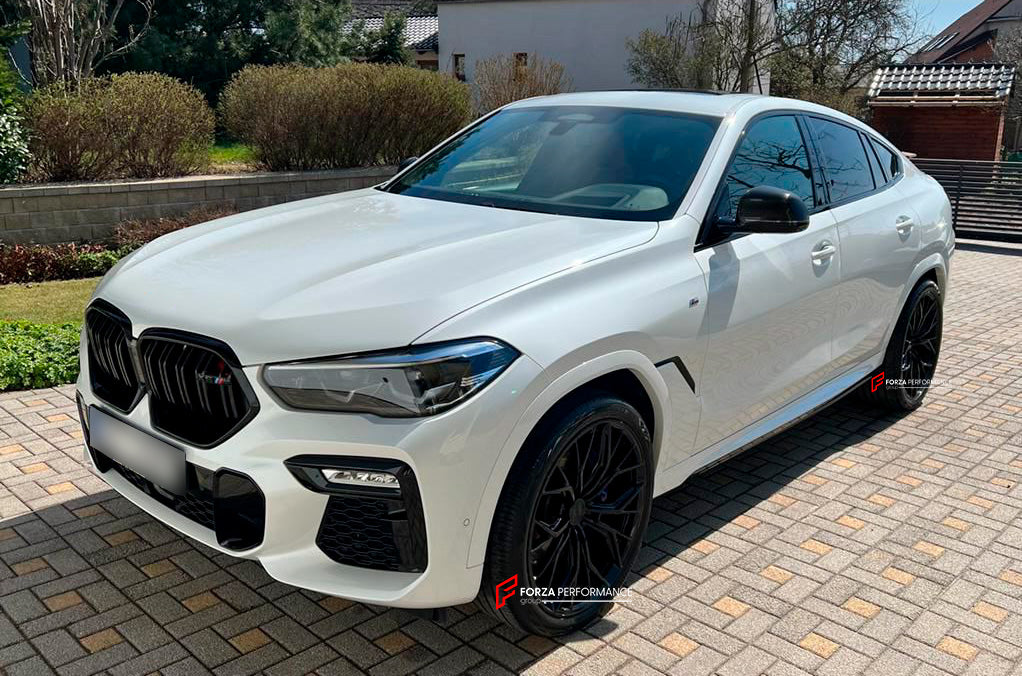 We manufacture premium quality forged wheels rims for BMW X6 G06 2020 - 2023 in any design, size and color.
Finish: brushed, polished, chrome, two colors, matte, satin, gloss
Wheels size:
Front 22 x 9.5 ET 37
Rear 22 x 10.5 ET 43
PCD: 5 x 112
Material: 6061-T6 Aluminum Forged
Forged wheels can be produced in any wheel specs by your inquiries and we can provide our specs
Advantages of Forza Performance Group forged wheels:
We can produce wheels in any design, color, and size, even according to your