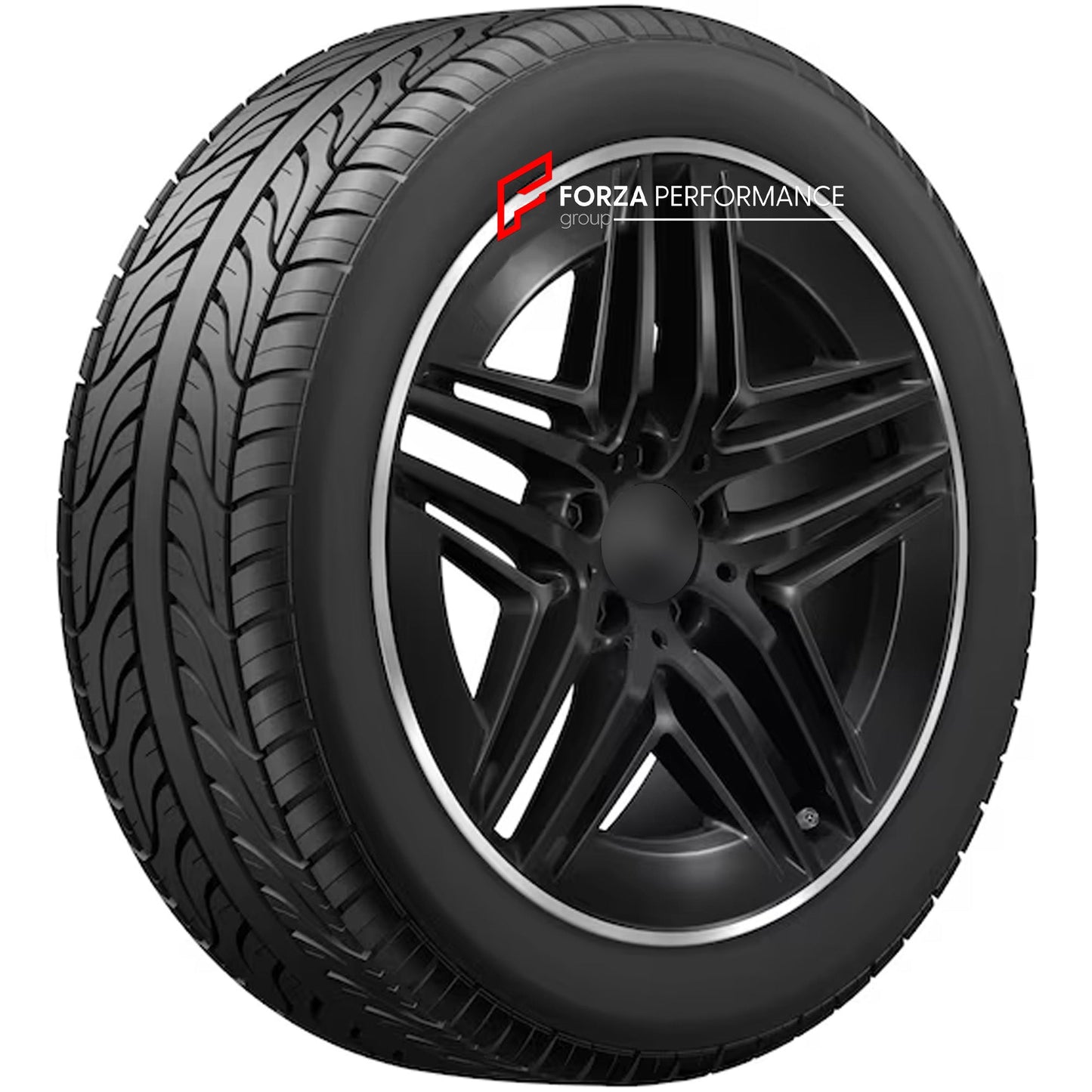 FORGED WHEELS RIMS for MERCEDES-BENZ V CLASS W447 V200CDI V220CDI V250BLUETEC 2015+ custom fit OEM 5 twin spokes glossy black