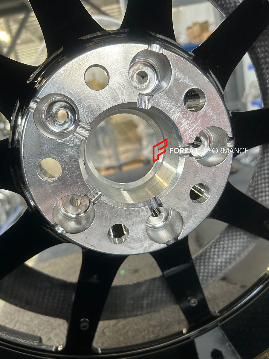 FORZA PERFORMANCE 22 INCH FORGED WHEELS RIMS for AUDI RS6 C8 2022 custom fit MONOBLOCK Z ROCKET CARBON