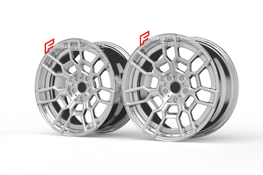 FORZA PERFORMANCE 22 INCH FORGED WHEELS RIMS for BMW M5 G90 2025 custom fit Evolve Hex Tec