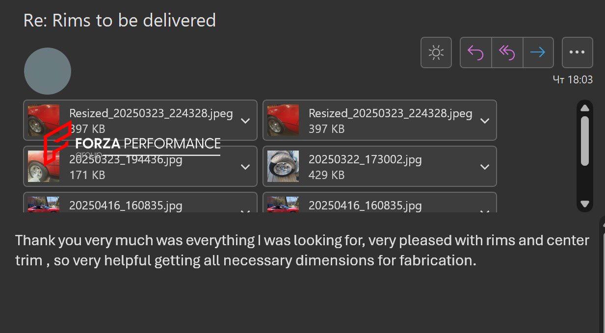 16 INCH FORGED WHEELS RIMS for PONTIAC FIERO FERRARI REPLICAR custom fit OEM FERRARI F40