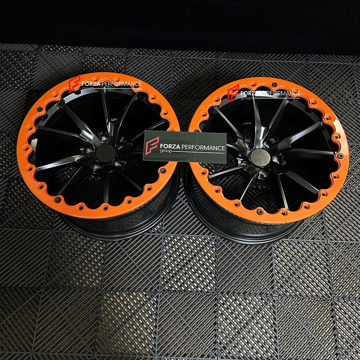 18 INCH BEADLOCK FORGED WHEELS RIMS for MCLAREN 720S 2019 custom fit OEM 720S STYLE 10 SPOKE WHEELS