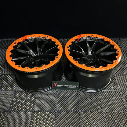 18 INCH BEADLOCK FORGED WHEELS RIMS for MCLAREN 720S 2019 custom fit OEM 720S STYLE 10 SPOKE WHEELS 
