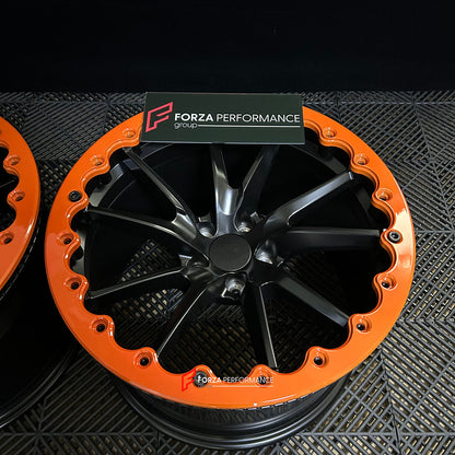 18 INCH BEADLOCK FORGED WHEELS RIMS for MCLAREN 720S 2019 custom fit OEM 720S STYLE 10 SPOKE WHEELS 