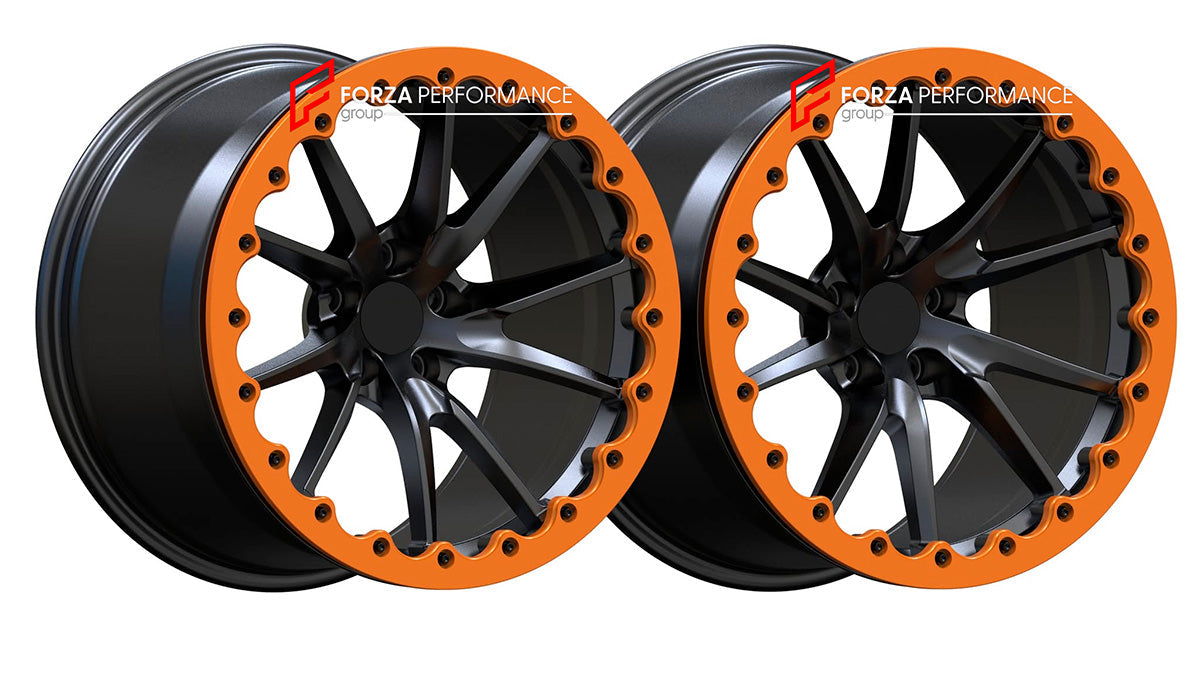 18 INCH BEADLOCK FORGED WHEELS RIMS for MCLAREN 720S 2019 custom fit OEM 720S STYLE 10 SPOKE WHEELS 