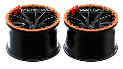 18 INCH BEADLOCK FORGED WHEELS RIMS for MCLAREN 720S 2019 custom fit OEM 720S STYLE 10 SPOKE WHEELS