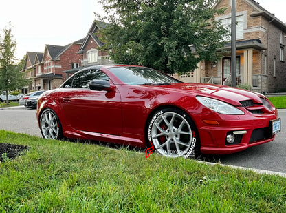 We manufacture premium quality forged wheels for MERCEDES BENZ SLK200 R171 2004 - 2011&nbsp;in any design, size, color.

THIS WHEEL DESIGN CAN BE CUSTOM-MADE FOR YOUR CAR IN ANY SIZE AND COLOR OPTIONS
Available in monoblock, 2-piece, 3-piece, duoblock, beadlock
3D wheel renderings are provided according to the exact dimensions and specifications requested by the client, ensuring proper fitment for their car prior to production

OPTIONS:

Brushed, polished, chrome, dual-color, milled face
Floating spinning c