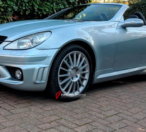 We manufacture premium quality forged wheels for MERCEDES BENZ SLK R172 2004 - 2011&nbsp;in any design, size, color.

THIS WHEEL DESIGN CAN BE CUSTOM-MADE FOR YOUR CAR IN ANY SIZE AND COLOR OPTIONS
Available in monoblock, 2-piece, 3-piece, duoblock, beadlock
3D wheel renderings are provided according to the exact dimensions and specifications requested by the client, ensuring proper fitment for their car prior to production

OPTIONS:

Brushed, polished, chrome, dual-color, milled face
Floating spinning cent