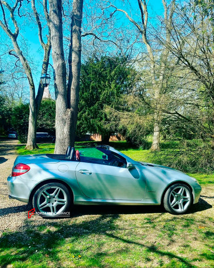 We manufacture premium quality forged wheels for MERCEDES BENZ SLK200 R171 2004 - 2011&nbsp;in any design, size, color.

THIS WHEEL DESIGN CAN BE CUSTOM-MADE FOR YOUR CAR IN ANY SIZE AND COLOR OPTIONS
Available in monoblock, 2-piece, 3-piece, duoblock, beadlock
3D wheel renderings are provided according to the exact dimensions and specifications requested by the client, ensuring proper fitment for their car prior to production

OPTIONS:

Brushed, polished, chrome, dual-color, milled face
Floating spinning c