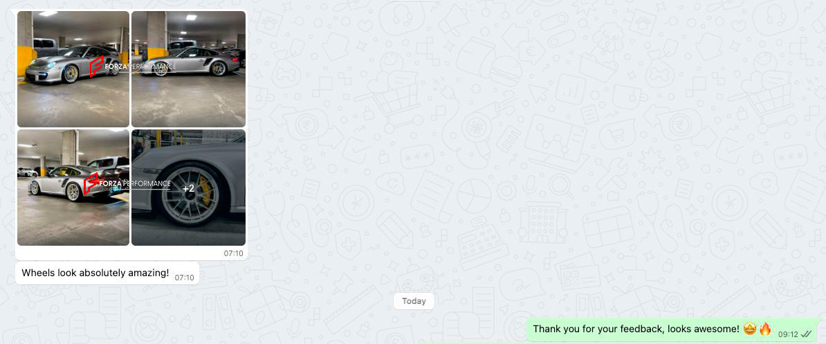 19 INCH CENTERLOCK FORGED WHEELS RIMS for PORSCHE 911 997.2 GT2 RS 2011 custom fit OEM