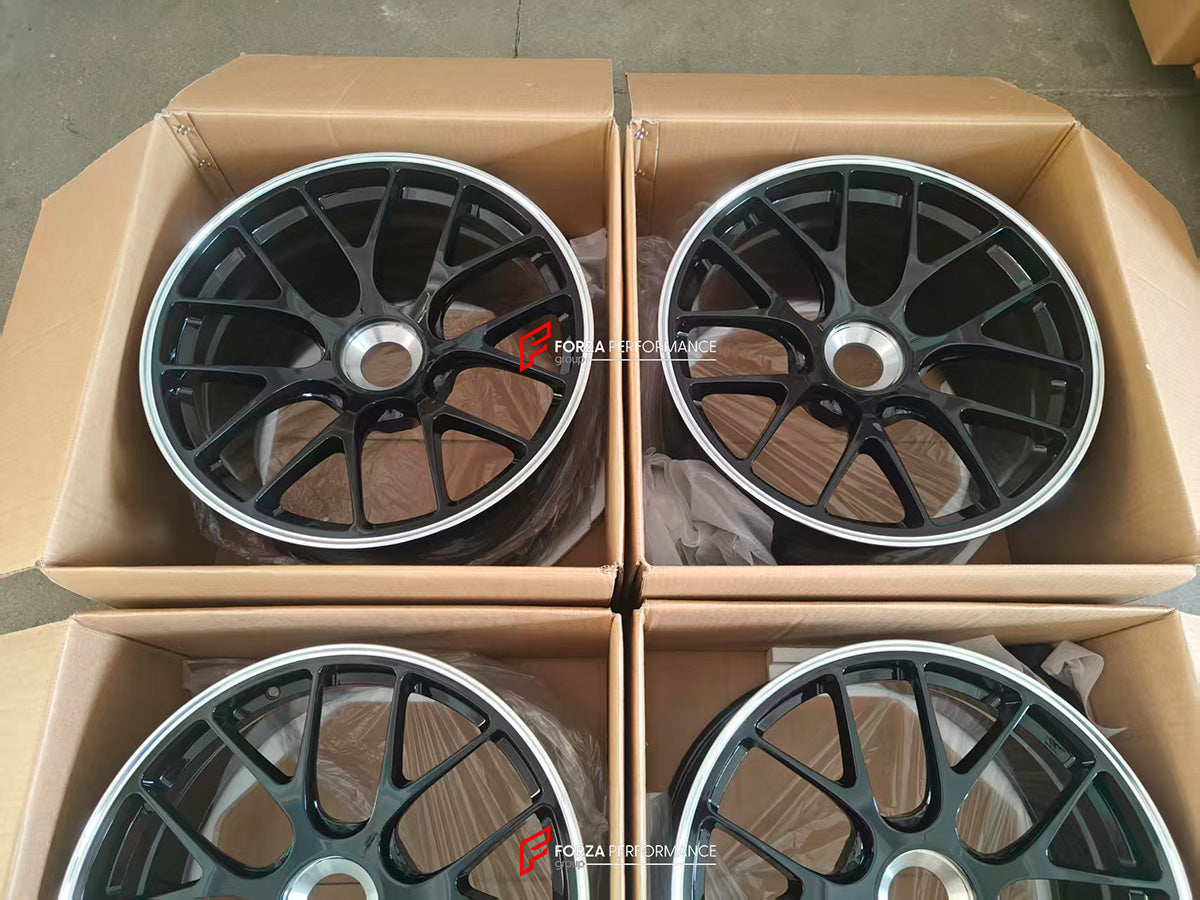 19 INCH CENTERLOCK FORGED WHEELS RIMS for PORSCHE 911 997.2 TURBO 2013 custom fit OEM 992 GT3RS