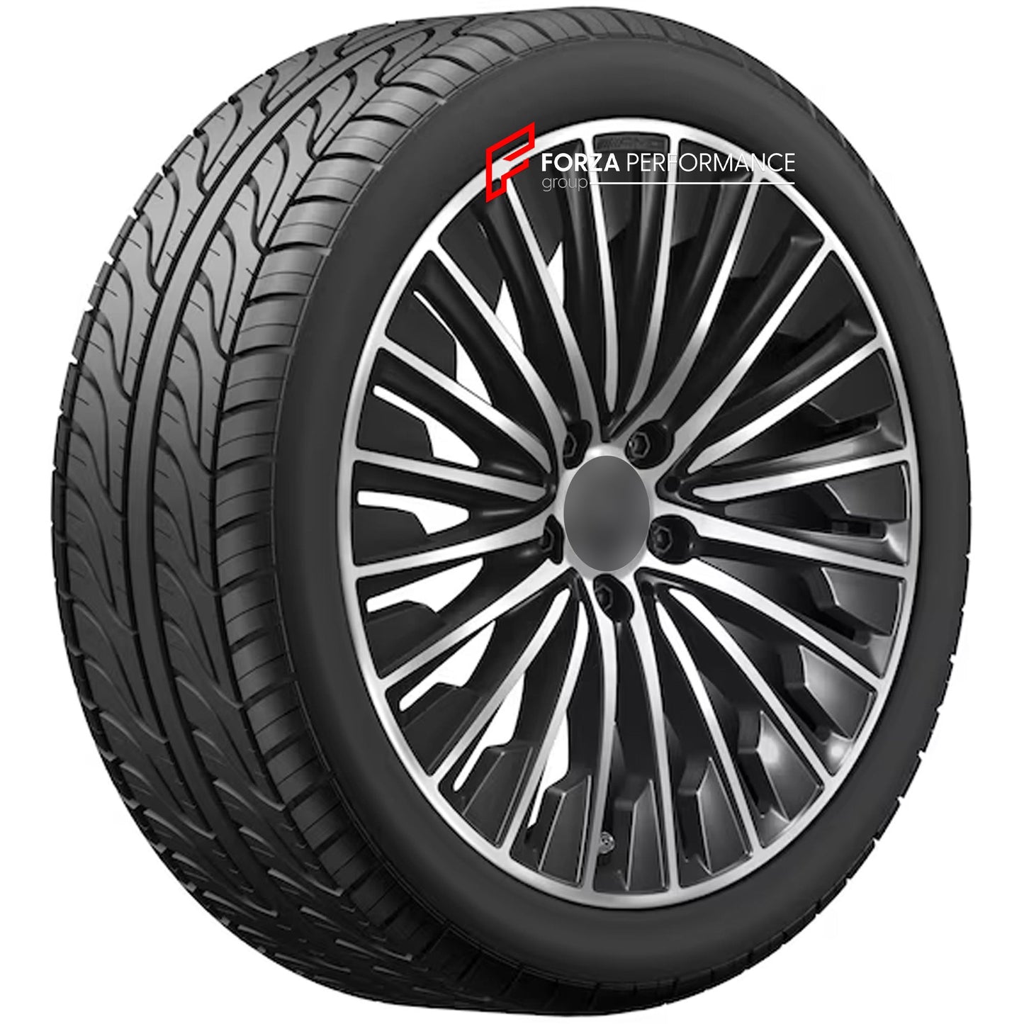 19 INCH FORGED WHEELS RIMS for MERCEDES BENZ AMG C236 CLE300E 2023+ custom fit OEM black multi spokes