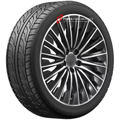 19 INCH FORGED WHEELS RIMS for MERCEDES BENZ AMG C236 CLE300E 2023+ custom fit OEM black multi spokes