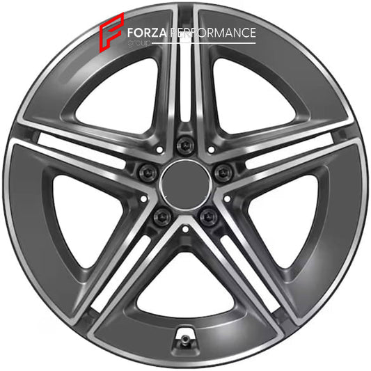 19 INCH FORGED WHEELS RIMS for MERCEDES-BENZ E53 AMG W214 S214 2025 custom fit OEM 5 DOUBLE SPOKES A2144014300 A2144012000