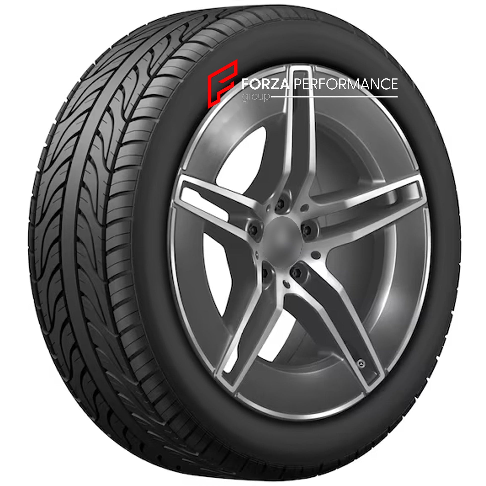 19 INCH FORGED WHEELS RIMS for MERCEDES-BENZ E53 AMG W214 S214 2025 custom fit OEM estate grey 5 double spokes