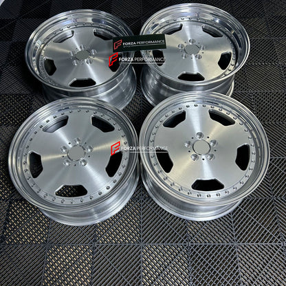 We manufacture premium quality forged wheels rims for MERCEDES BENZ SL600 R129 1999 in any design, size, color.

Wheels sizes:

Front: 9 x 8.5 ET 25

Rear: 19 x 9.5 ET 25

Weight:

Front: 11.2 kg (24.25 lbs)

Rear: 11.8 kg (24.25 lbs)

Finishing: Brushed Face with Polished Lip