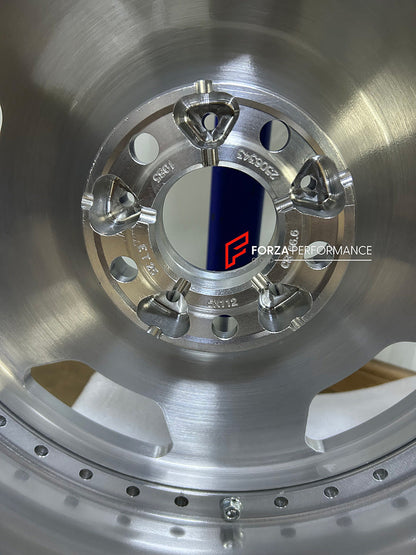 We manufacture premium quality forged wheels rims for MERCEDES BENZ SL600 R129 1999 in any design, size, color.

Wheels sizes:

Front: 9 x 8.5 ET 25

Rear: 19 x 9.5 ET 25

Weight:

Front: 11.2 kg (24.25 lbs)

Rear: 11.8 kg (24.25 lbs)

Finishing: Brushed Face with Polished Lip