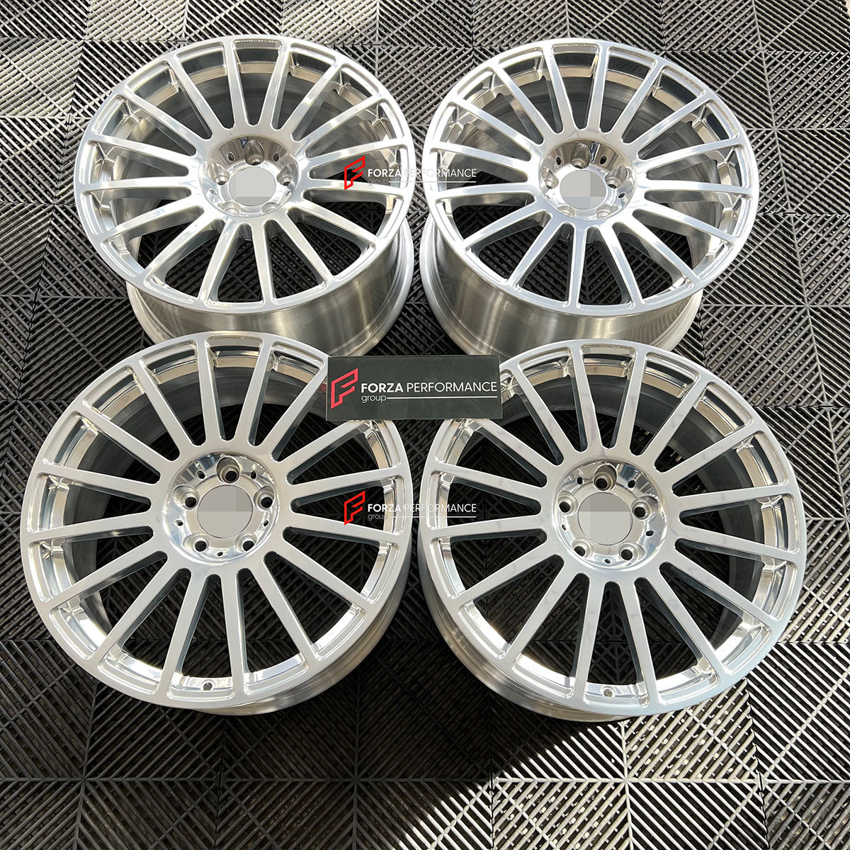 19 INCH FORGED WHEELS RIMS for MERCEDES BENZ SLK55 AMG R171 2005 custom fit OEM BLACK SERIES WHEELS