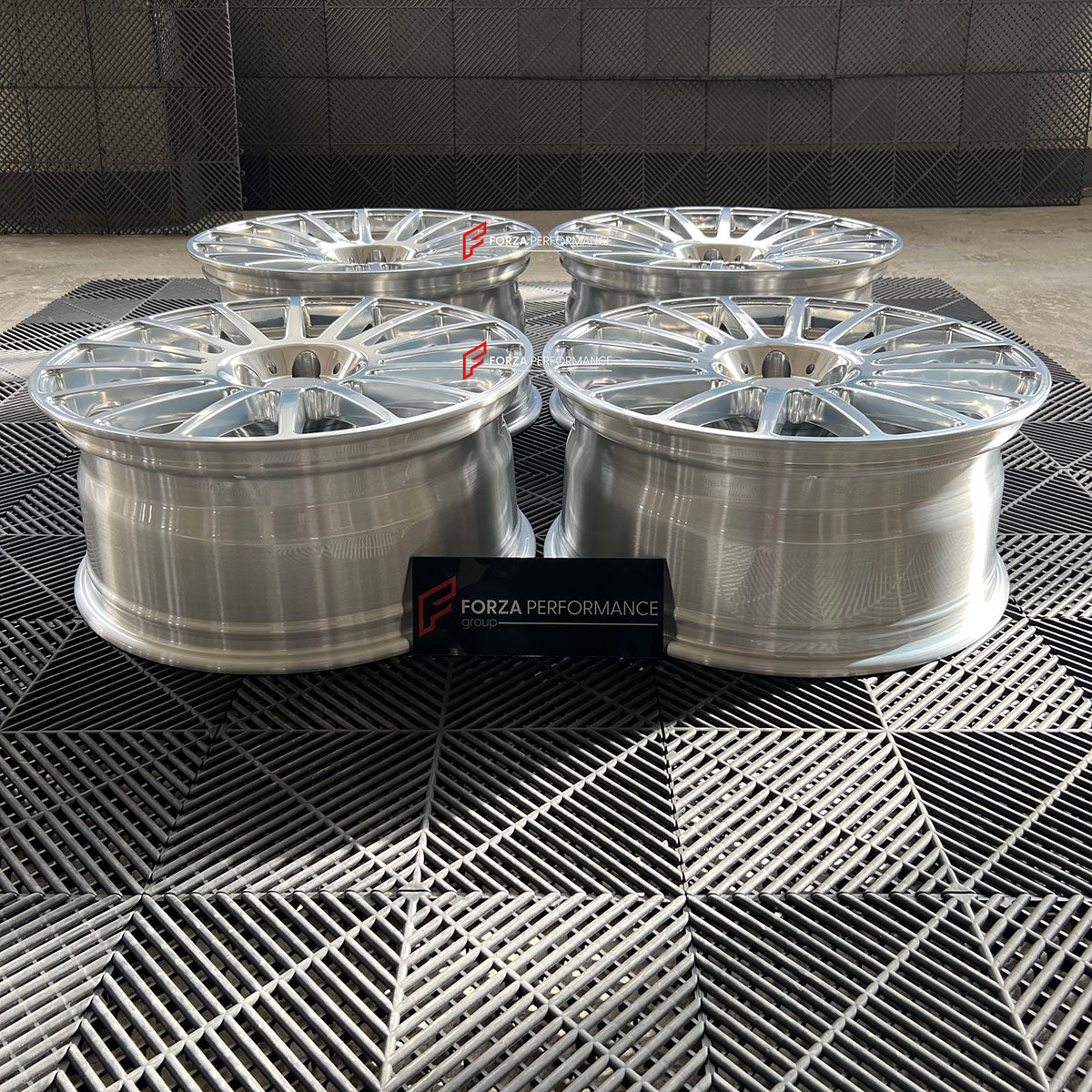 19 INCH FORGED WHEELS RIMS for MERCEDES BENZ SLK55 AMG R171 2005 custom fit OEM BLACK SERIES WHEELS