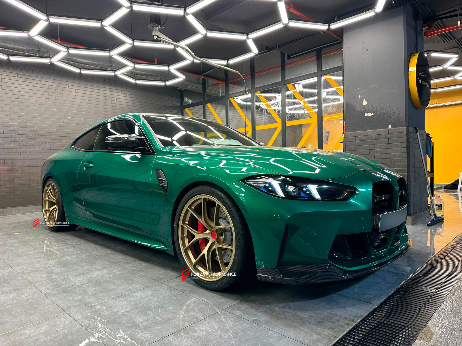 We manufacture premium quality forged wheels rims for BMW M4 G82 2024 in any design, size, color.

Wheels sizes:

Front: 20 x 9.5 ET 10

Rear: 21 x 10.5 ET 10
Weight:

Front: 9.6 kg (21.16 lbs)

Rear: 10.9 kg (24 lbs)

Finishing: Satin Gold

Forza Performance Group engineers and builds each set of custom made-to-order forged wheels individually for every specific customer. This means we not only produce the desired wheel design but also provide all the necessary sizes. All of our wheels can be manufactured 