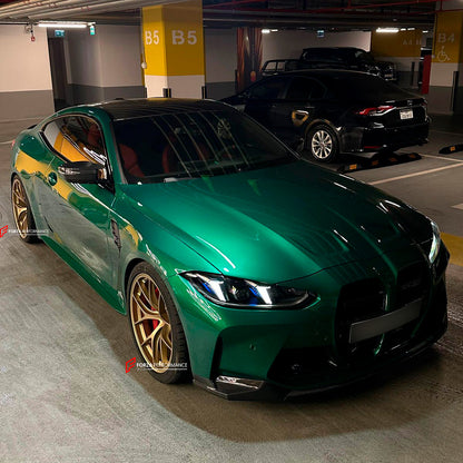 We manufacture premium quality forged wheels rims for BMW M4 G82 2024 in any design, size, color.

Wheels sizes:

Front: 20 x 9.5 ET 10

Rear: 21 x 10.5 ET 10
Weight:

Front: 9.6 kg (21.16 lbs)

Rear: 10.9 kg (24 lbs)

Finishing: Satin Gold

Forza Performance Group engineers and builds each set of custom made-to-order forged wheels individually for every specific customer. This means we not only produce the desired wheel design but also provide all the necessary sizes. All of our wheels can be manufactured 