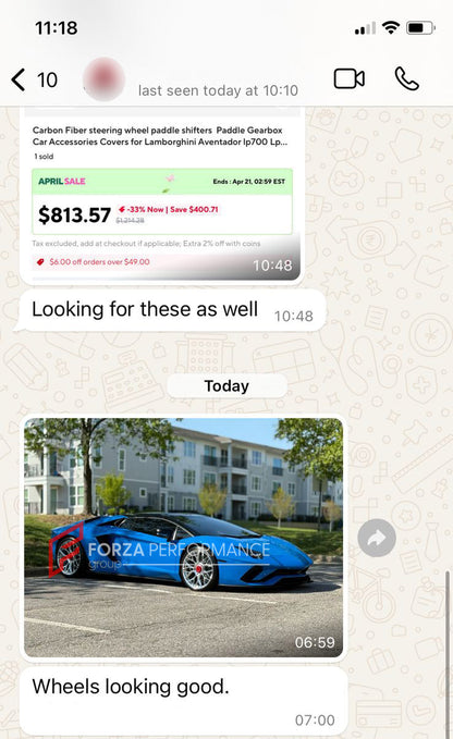 20 21 INCH FORGED WHEELS RIMS for LAMBORGHINI AVENTADOR S LP740 2020 custom fit AL13 RS70 RS80