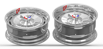 20 INCH FORGED CLASSIC WHEELS RIMS for CHEVROLET IMPALA 1962 custom fit OEM IMPALA SS STYLE WHEELS