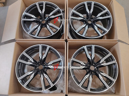 20 INCH FORGED WHEELS RIMS for BMW 7 SERIES 750i X-DRIVE G11 G12 2022 custom fit OEM 747M STYLE WHEELS