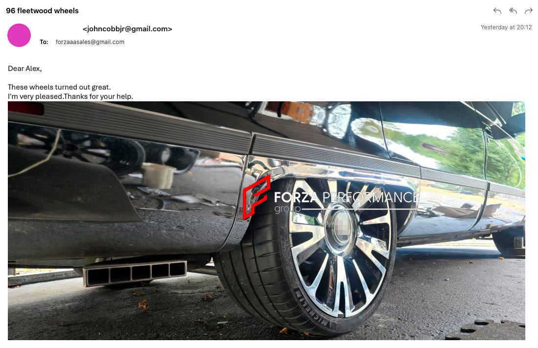 20 INCH FORGED WHEELS RIMS for CADILLAC FLEETWOOD 1996 custom fit FORZA OEM ROLLS ROYCE WHEELS STYLE