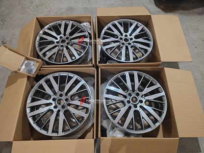 20 INCH FORGED WHEELS RIMS for GENESIS GV60 ADVANCED JW 2023 custom fit OEM LAND ROVER WHEELS FK6M1007BA