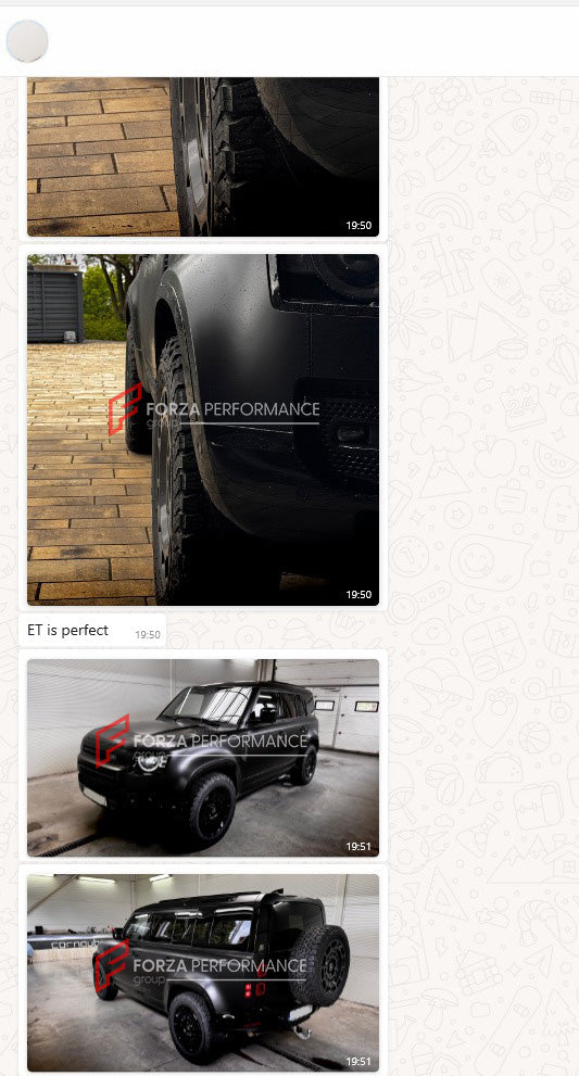 20 INCH FORGED WHEELS RIMS for LAND ROVER DEFENDER L663 2025