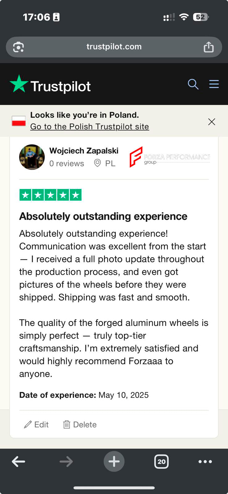 20 INCH FORGED WHEELS RIMS for LAND ROVER DEFENDER L663 2025