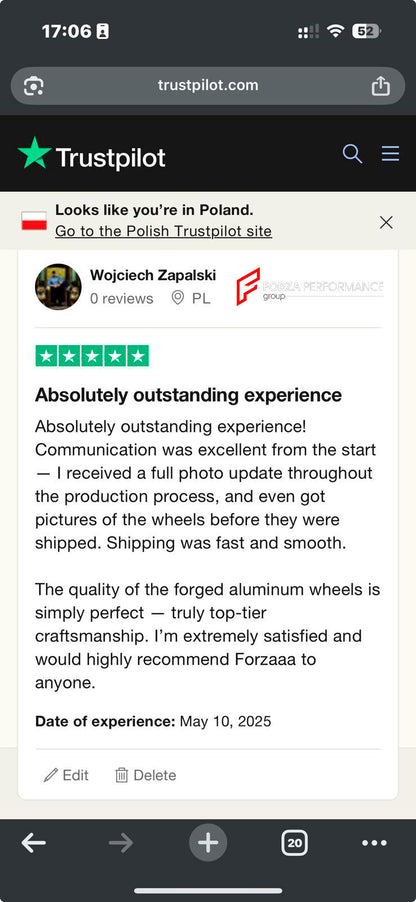 20 INCH FORGED WHEELS RIMS for LAND ROVER DEFENDER L663 2025