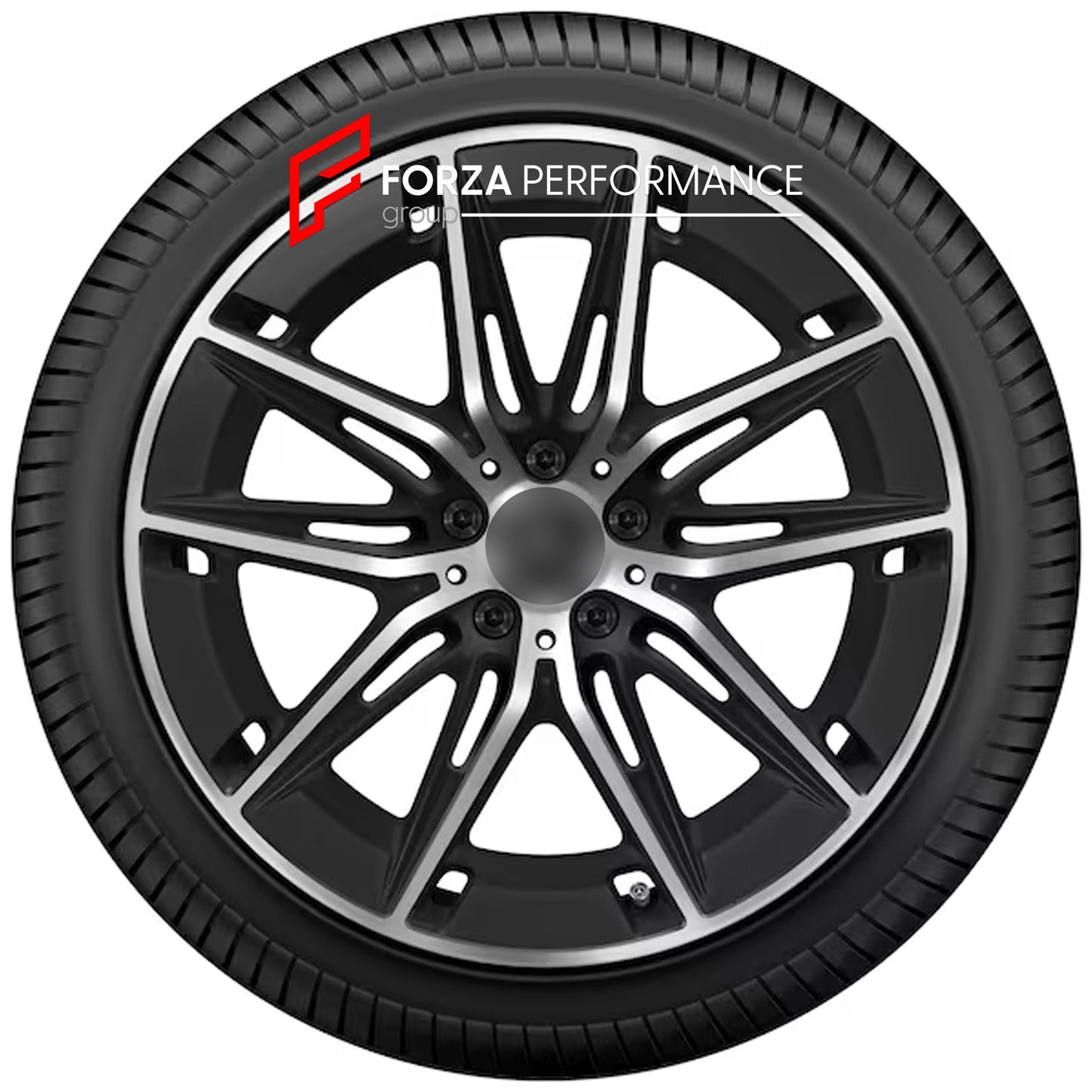 20 INCH FORGED WHEELS RIMS for MERCEDES-BENZ E53 AMG W214 S214 2025 custom fit OEM 5 double spokes black matte