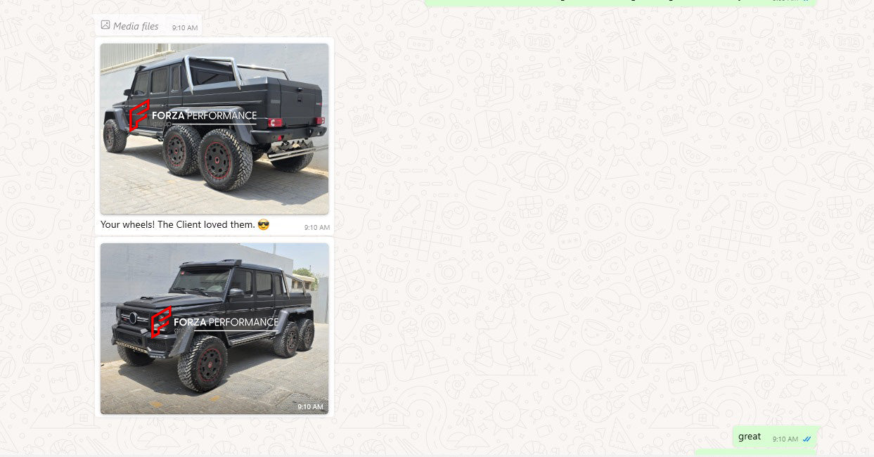 20 INCH FORGED WHEELS RIMS for MERCEDES-BENZ G-CLASS 6 x 6 700 W463 2014 custom fit OEM 6X6 AMG