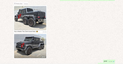 20 INCH FORGED WHEELS RIMS for MERCEDES-BENZ G-CLASS 6 x 6 700 W463 2014 custom fit OEM 6X6 AMG