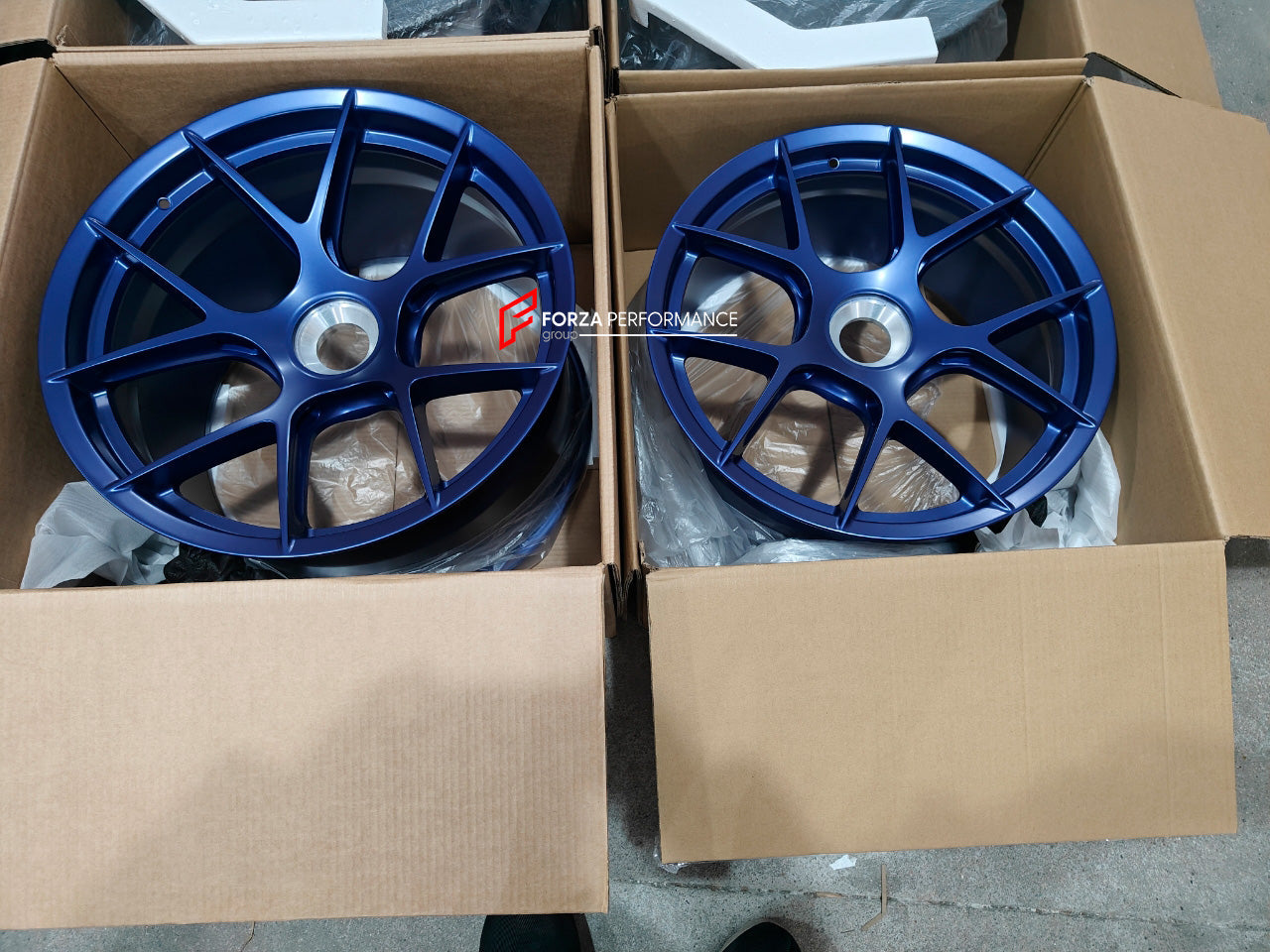 FORZA PERFORMANCE 20 INCH FORGED WHEELS RIMS for PORSCHE 911 992 GT3RS custom fit OEM DESIGN