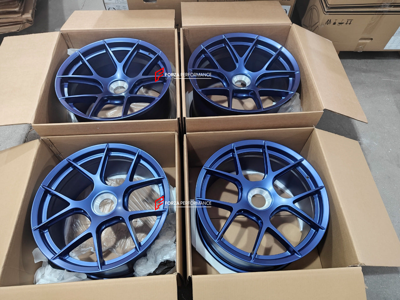 FORZA PERFORMANCE 20 INCH FORGED WHEELS RIMS for PORSCHE 911 992 GT3RS custom fit OEM DESIGN